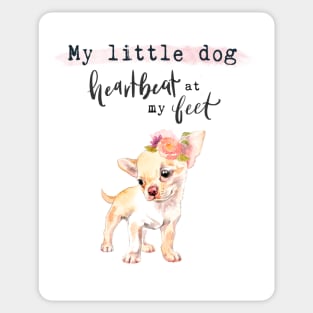 Little Dog Quote Sticker